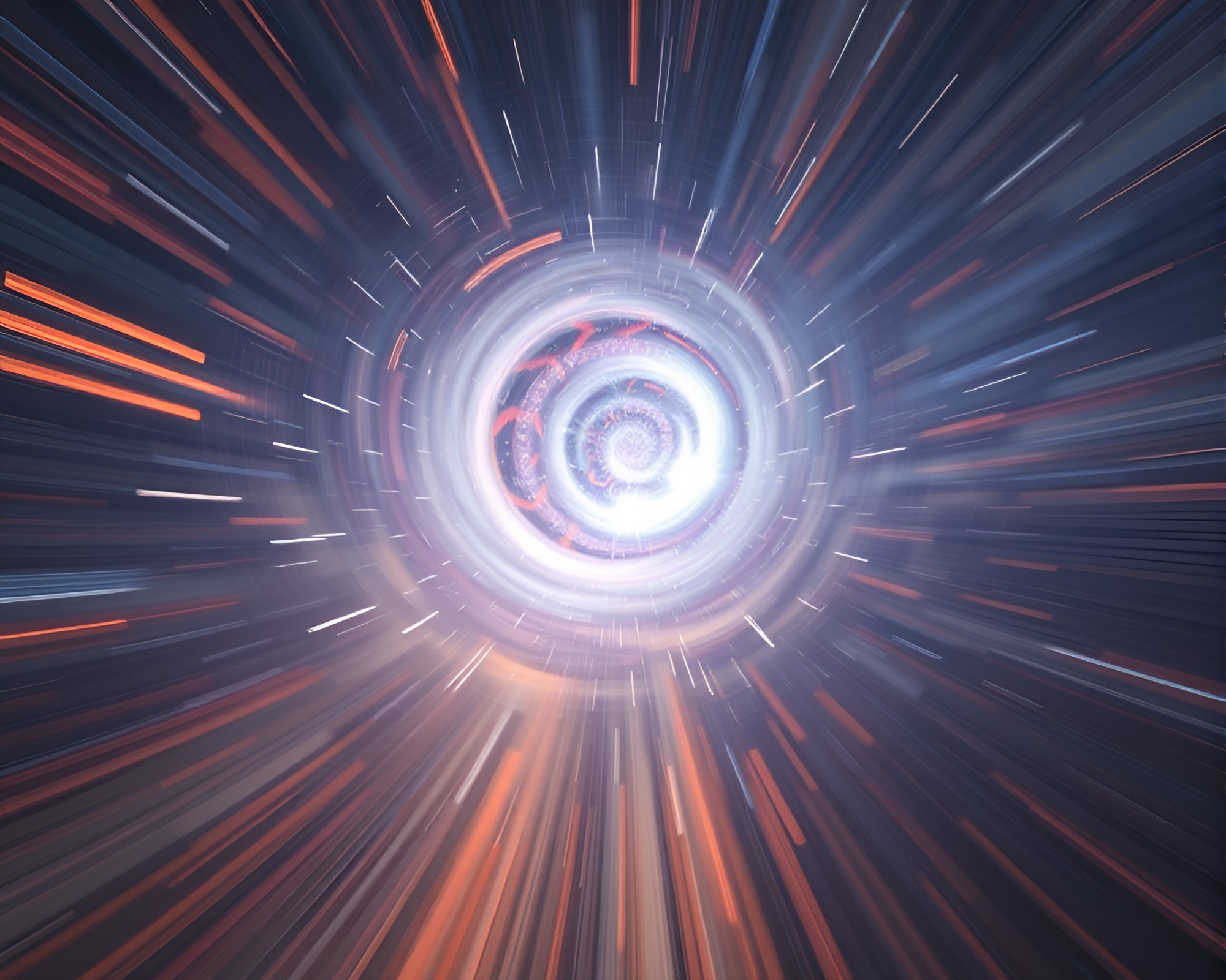 Time Vortex Motion Blur Streaks Fractal Art – free AI stock image
