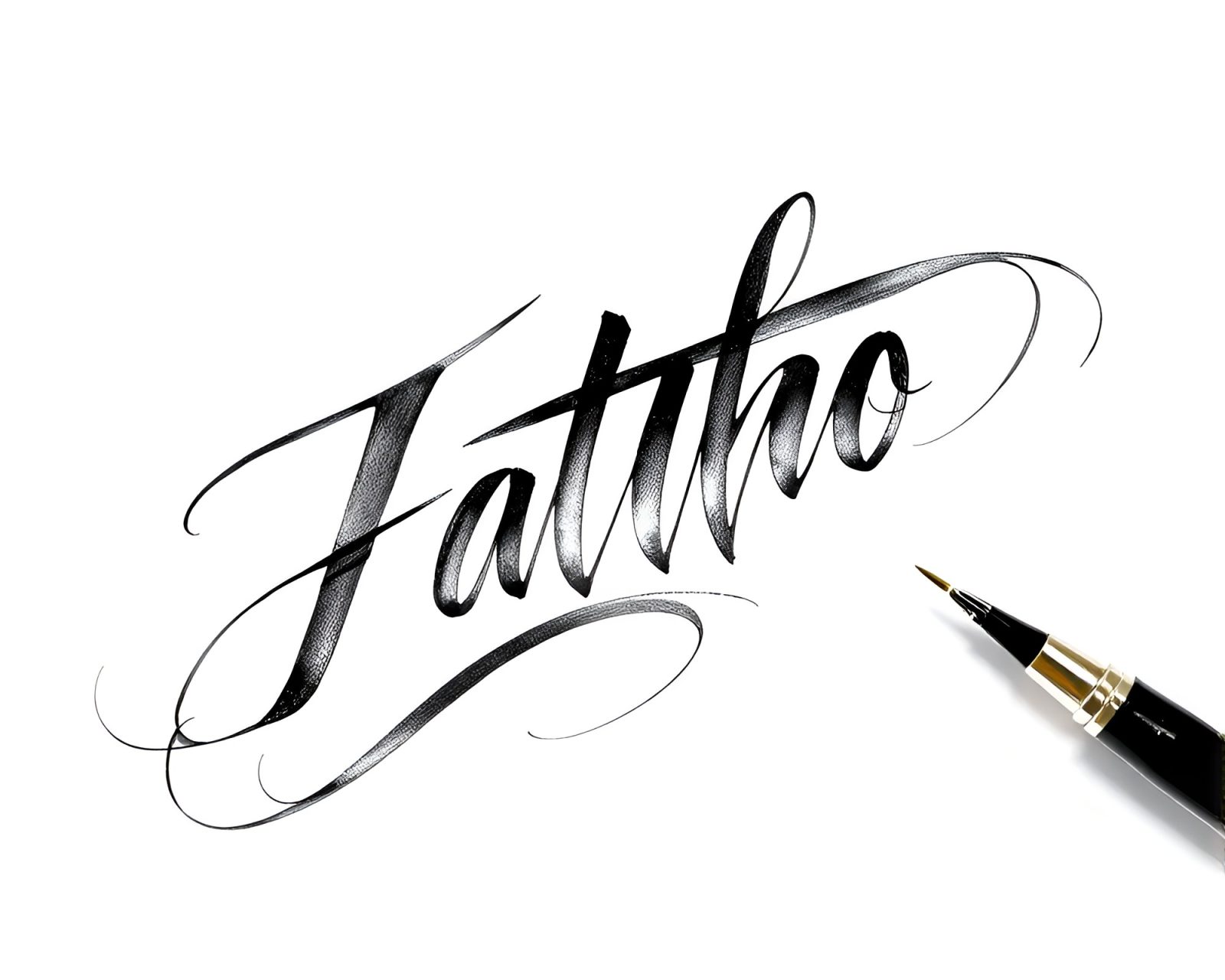An intricately designed tattoo flash art with crystal clarity