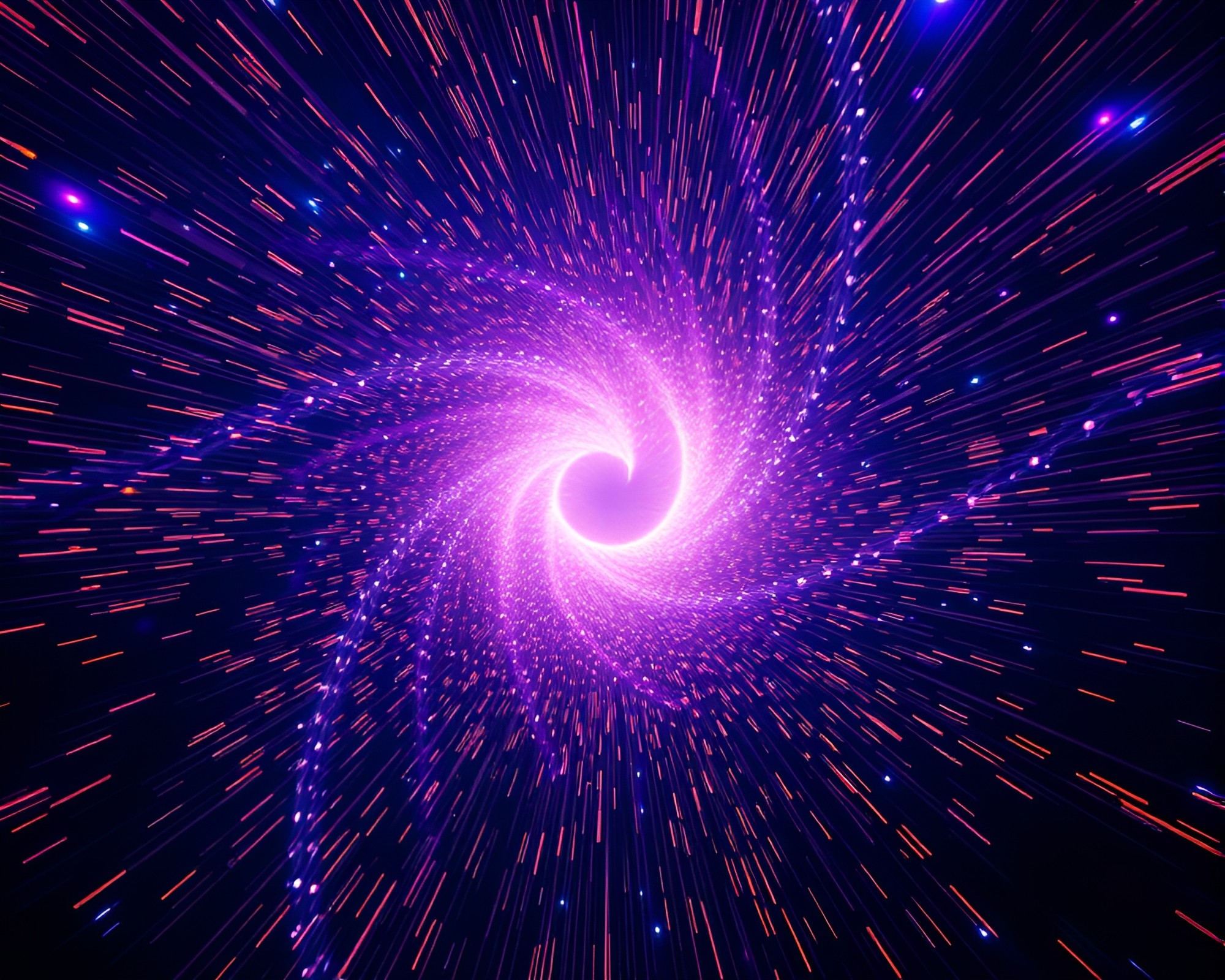 Twisted Vortex: Parallel Universe Club Strobe Lights – free AI stock image