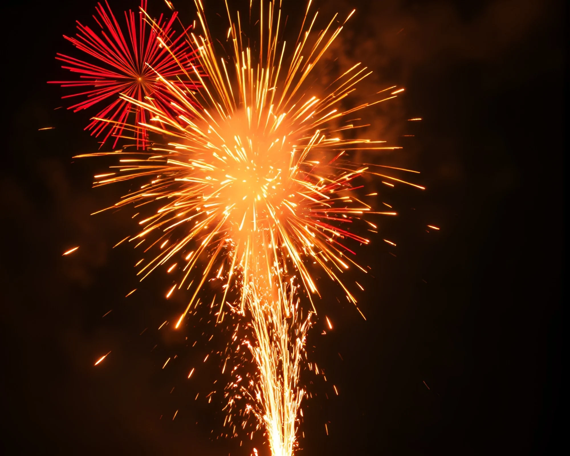 Golden Hour Gorilla Fireworks Light Painting