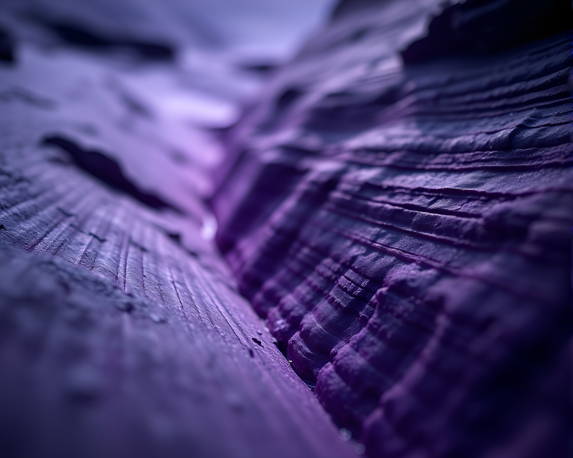 Dimensional Rift Leading Lines in Amethyst Macro Photography – free AI stock image
