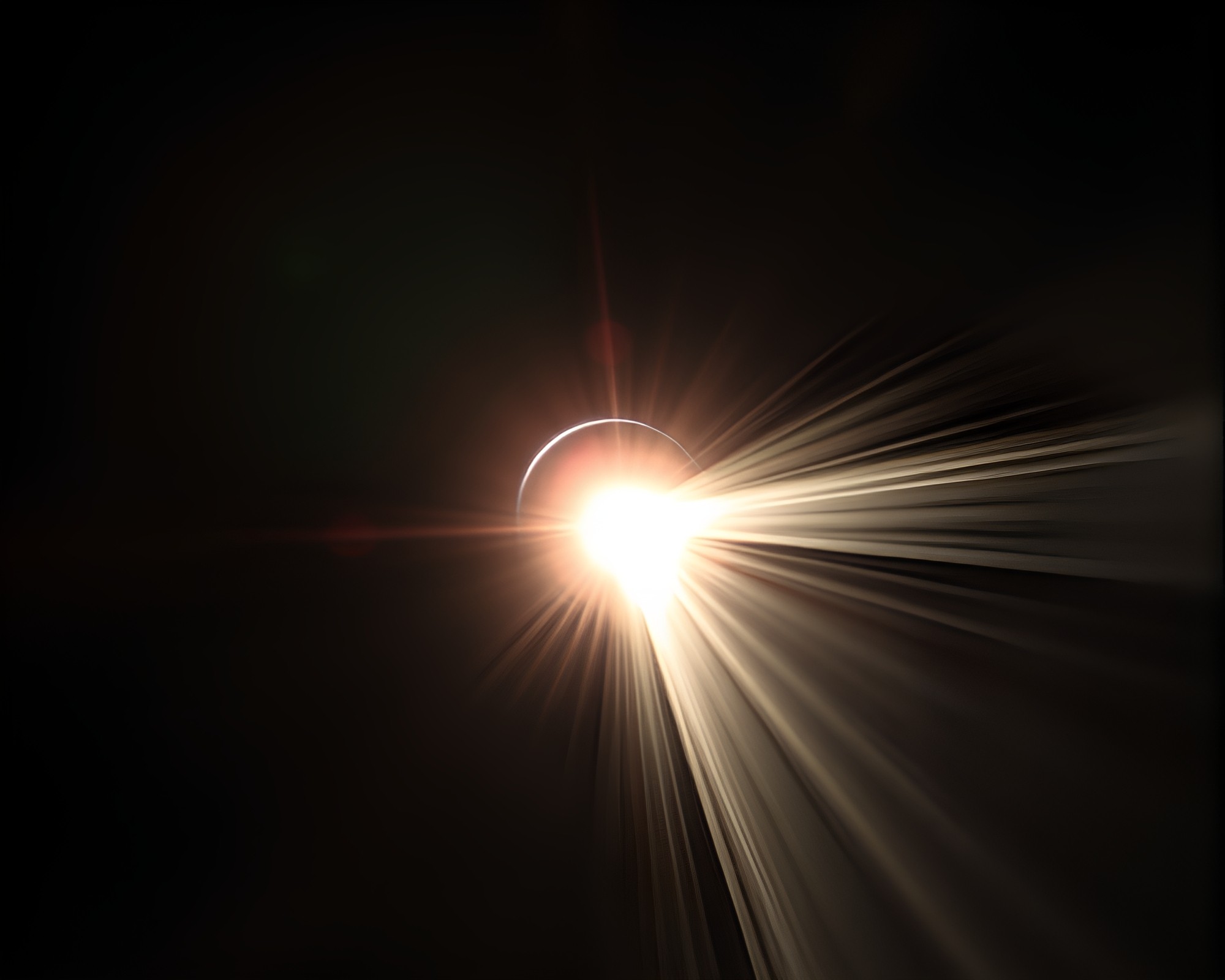 Vampire Queen Bathed in Divine Sunburst God Rays – free AI stock image