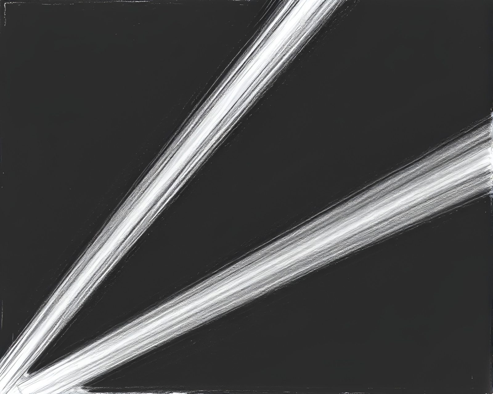 Pencil sketch of falcon under dramatic stage lighting and scan lines