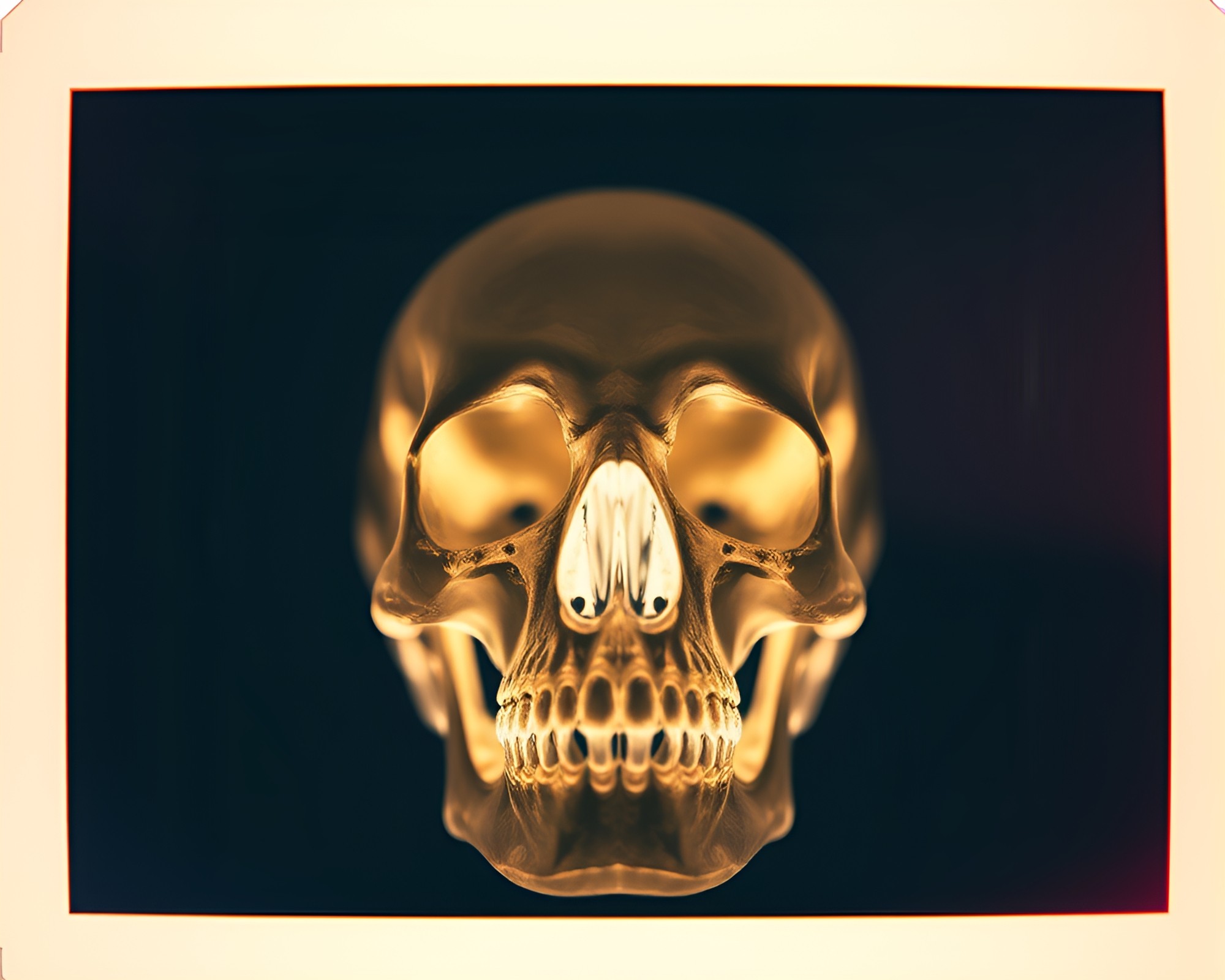 Crystal Split Focus: Mysterious Polaroid Discovery – free AI stock image