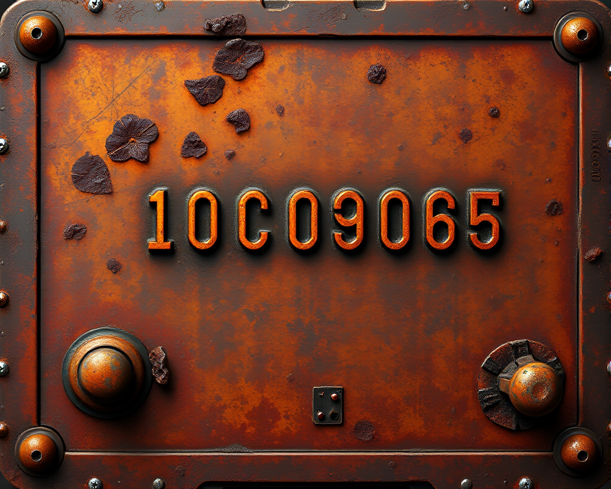 Fantasy Morse Code Telegraph with Rust Patina Composition – free AI stock image