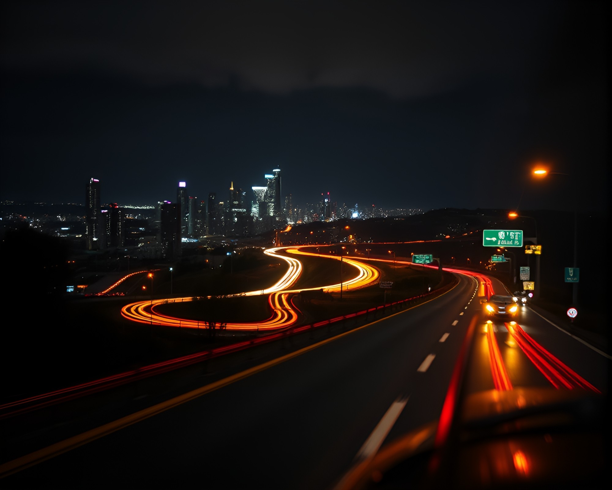 Neon City Lights Reflect over Cheese Platter – free AI stock image