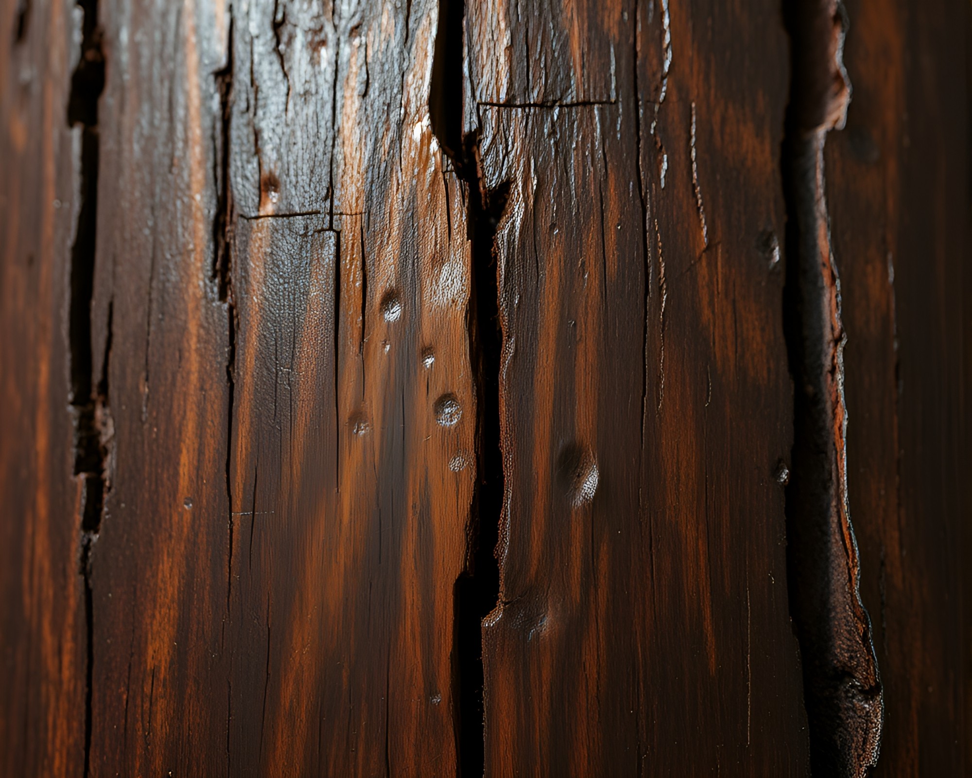Ethereal Redwood: Subsurface Scattering Metallic Forest – free AI stock image