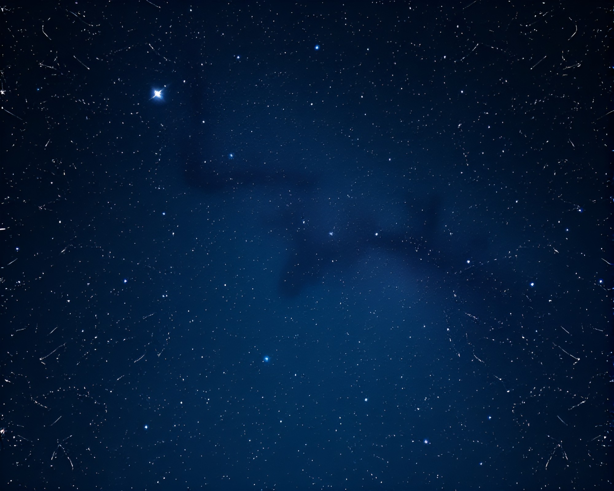 Satyr under starlit sky with intricate leaf vein pattern – free AI stock image