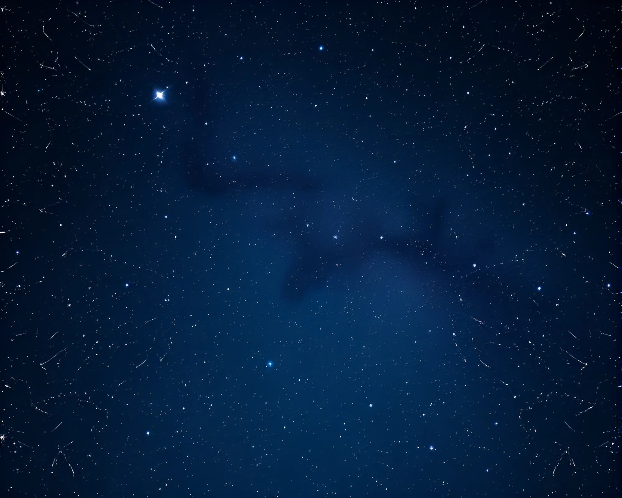 Satyr under starlit sky with intricate leaf vein pattern