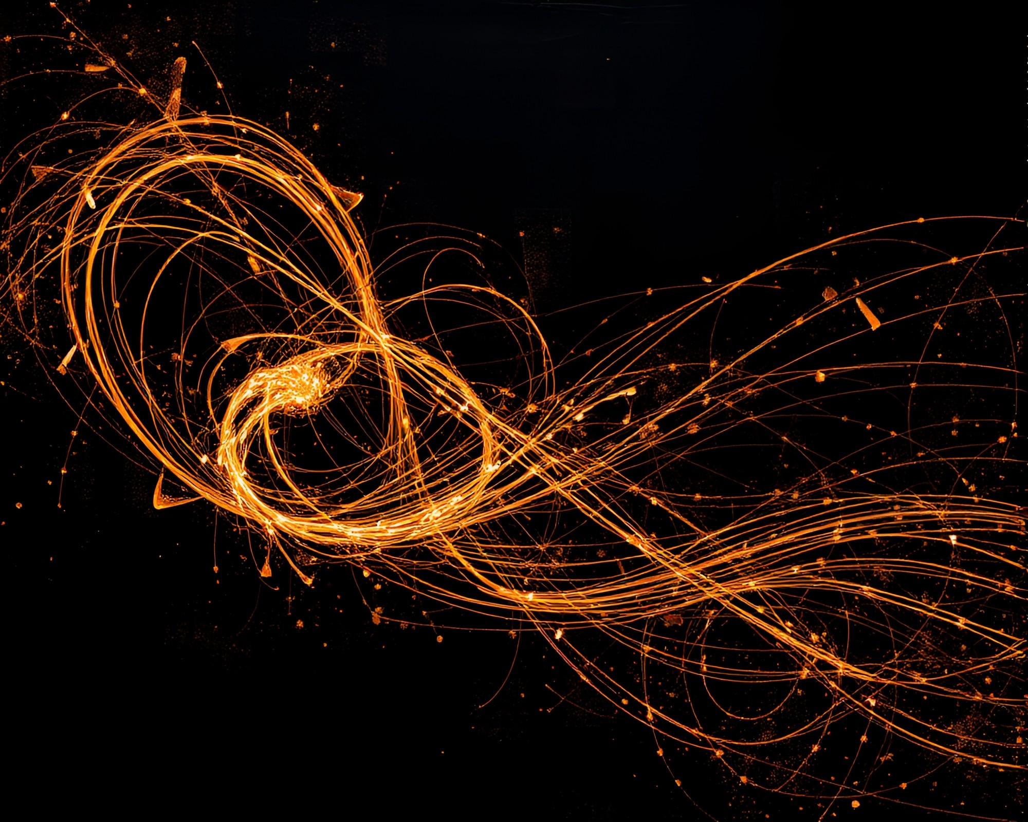 Fiery Motion: Charcoal Sketch Mosaic – free AI stock image