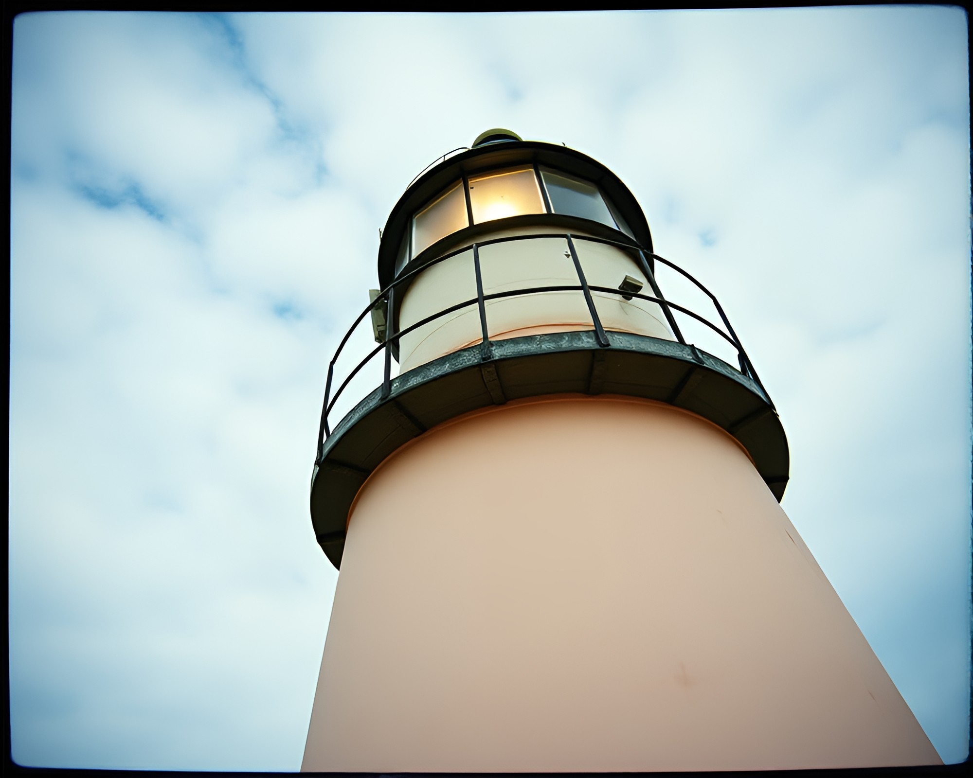 Ethereal Abandoned Lighthouse Underpainting – free AI stock image