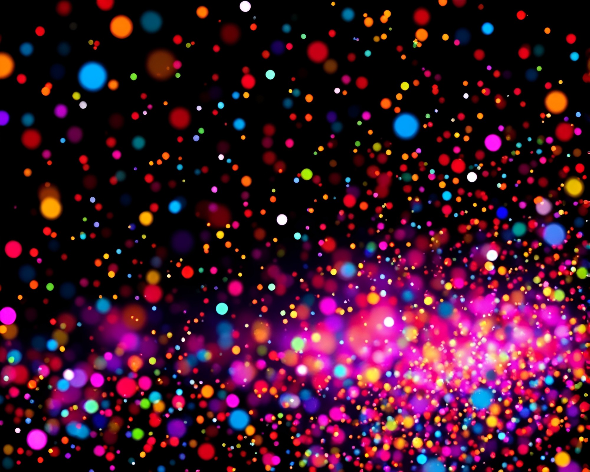Augmented Reality Confetti Explosion Concept Art – free AI stock image
