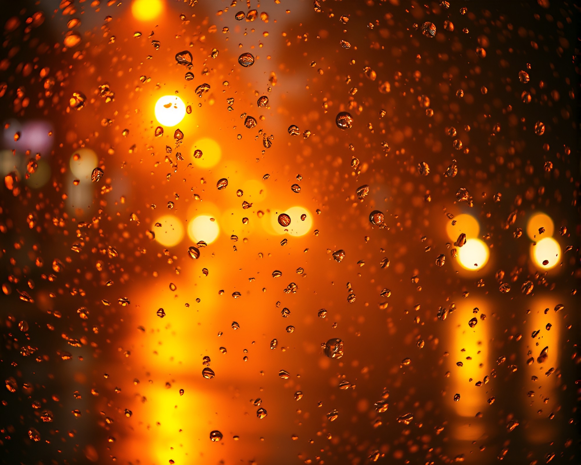 Rickshaw in Burnt Orange Dew Drops – free AI stock image