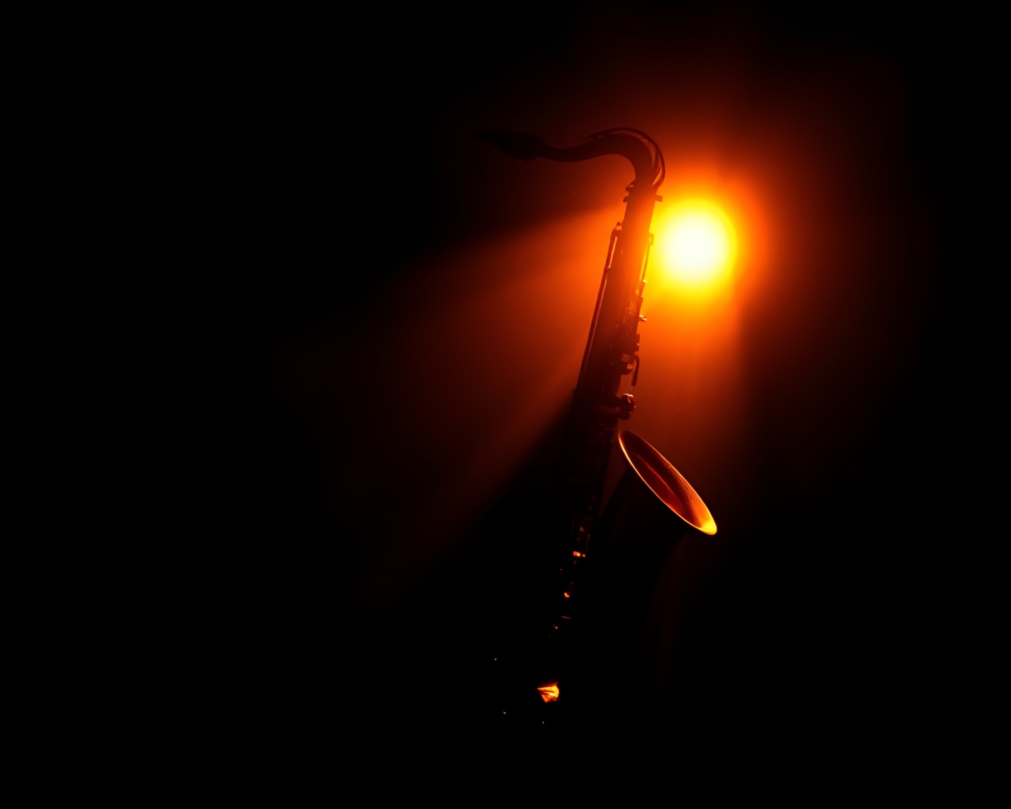 Saxophone Eclipse: Digital Noise Stipple Shading Composition – free AI stock image