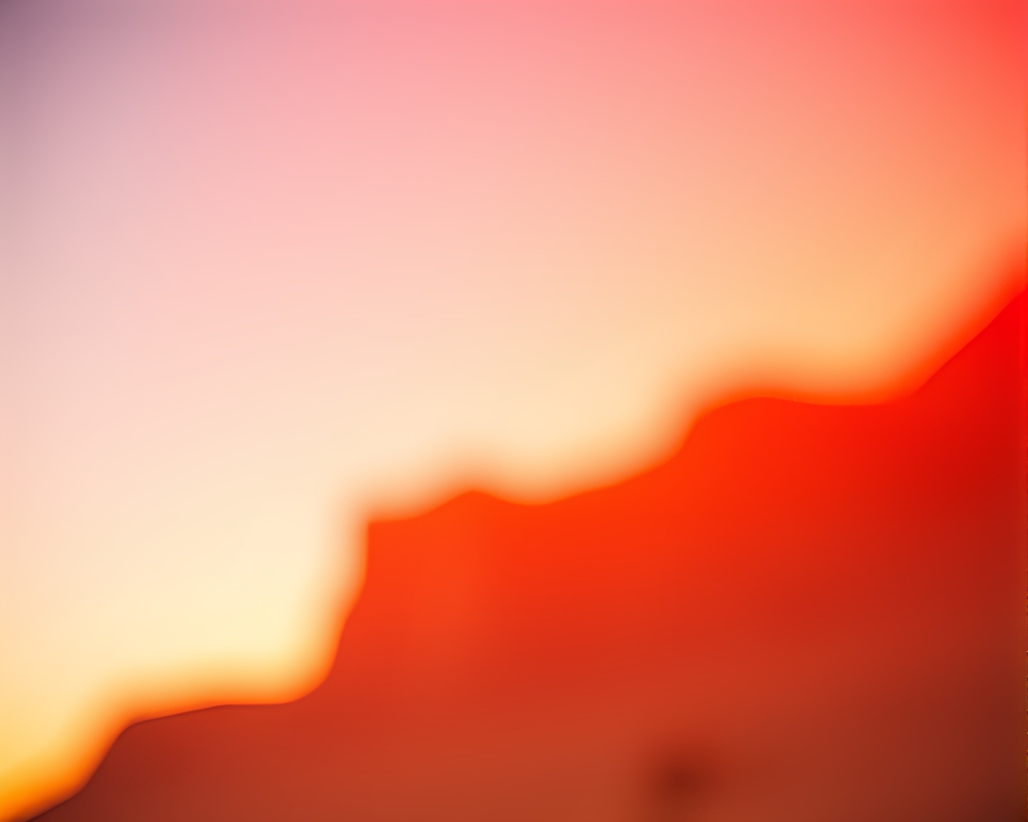 Desert Hologram Mirage: Split Focus Diopter Sunset – free AI stock image