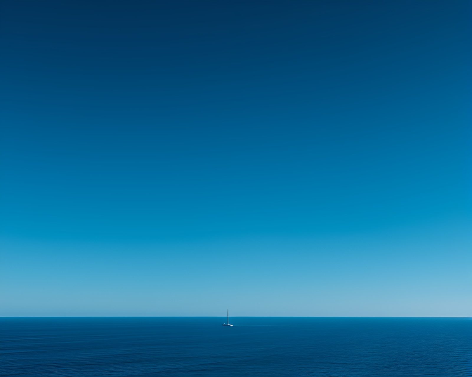 An ethereal shield engulfed in ocean-blue hues with unique divisionist style.