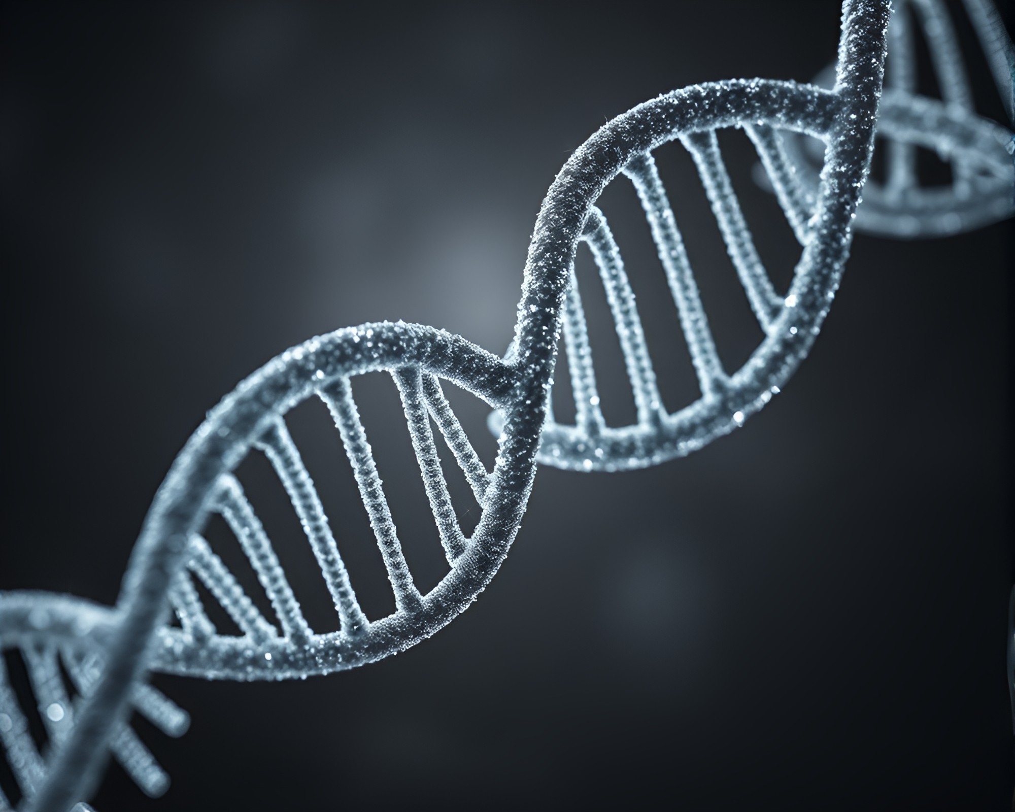 DNA Helix Motion Capture Experiment in Low-Key Lighting – free AI stock image