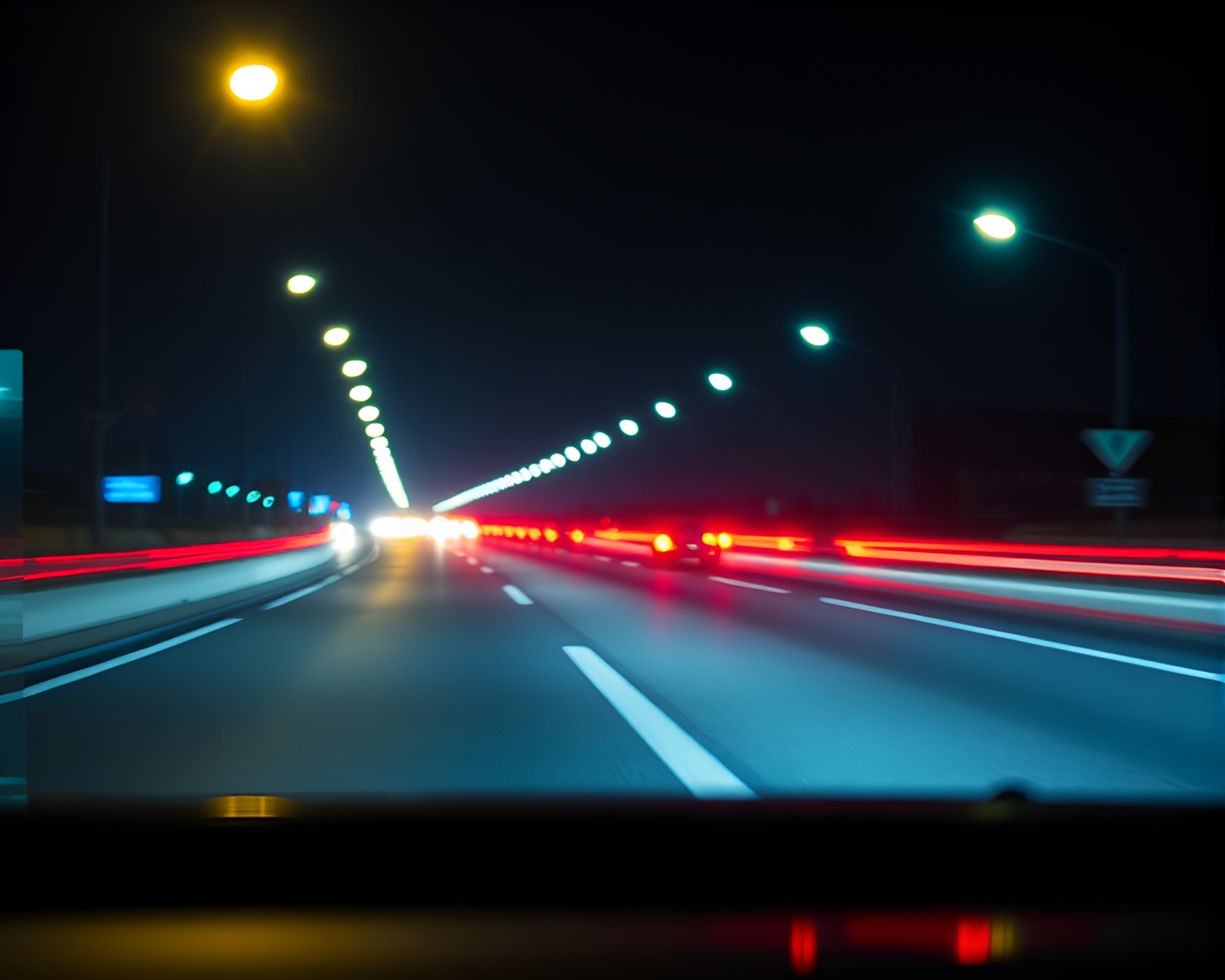 Penguin Crossing: Retro Light Trails in 16-Bit Wonderland – free AI stock image