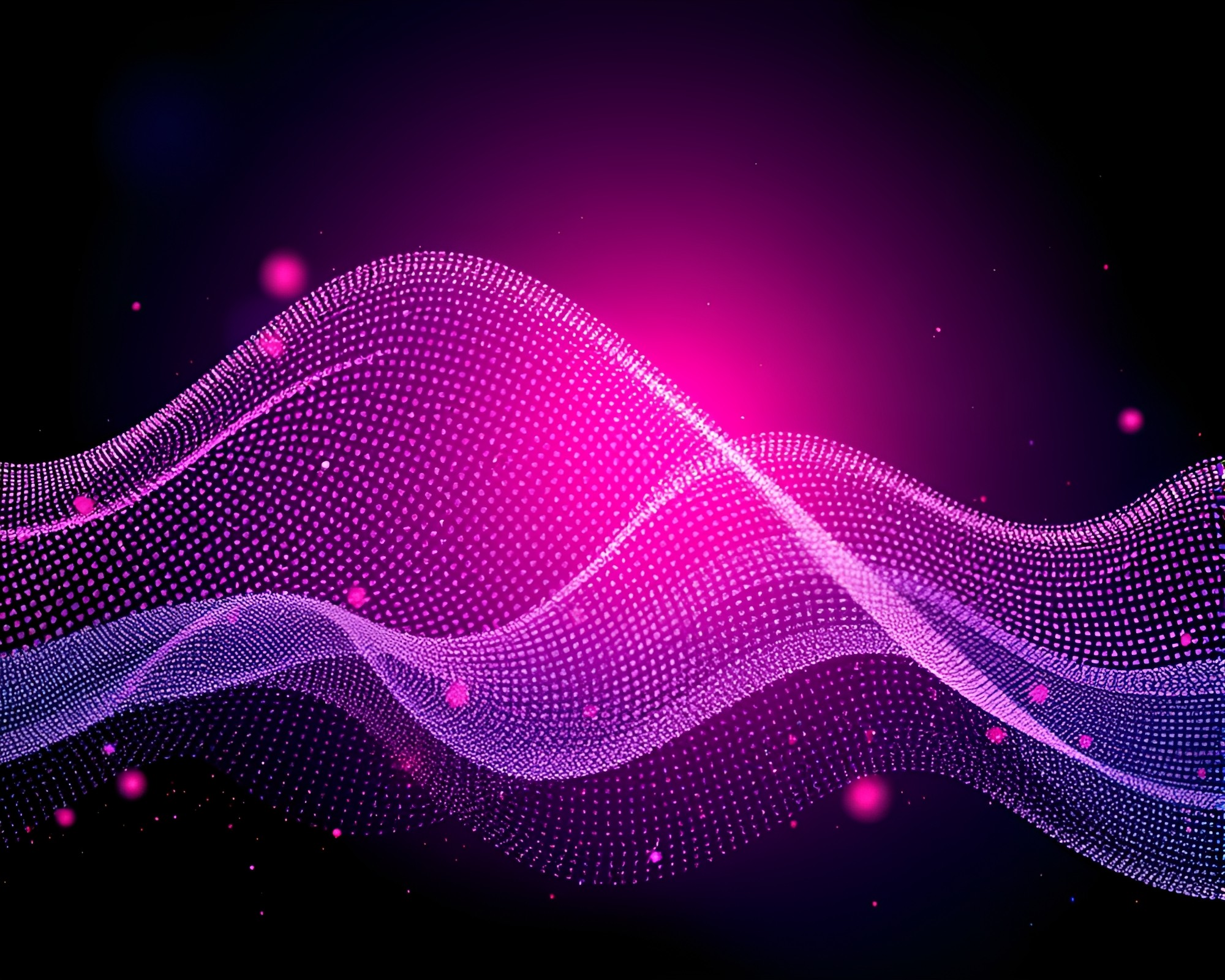 Vector Halftone Retro Wave Grid Medical Illustration – free AI stock image