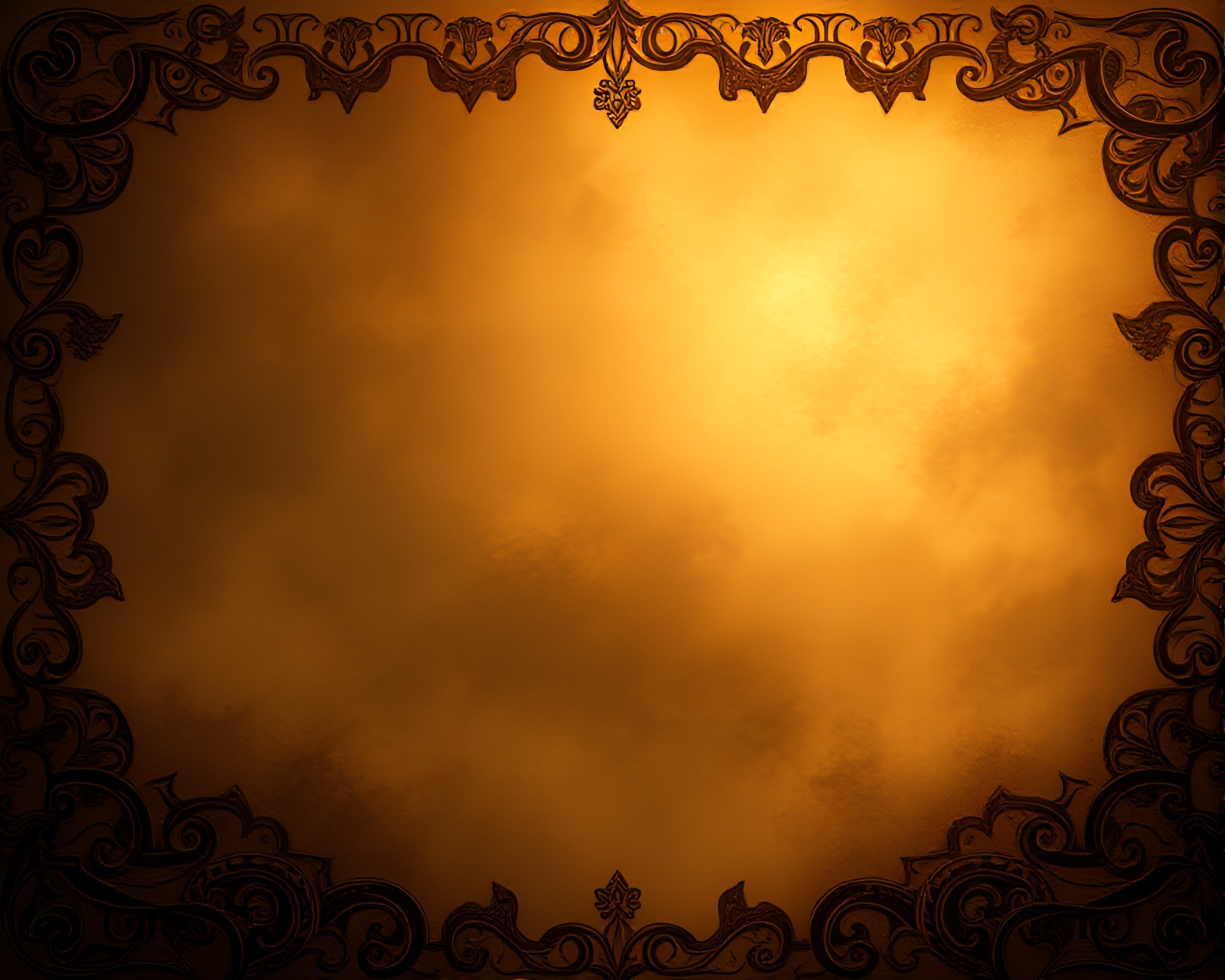 Ancient Scroll Unveiled in Mysterious Dawn Mist – free AI stock image