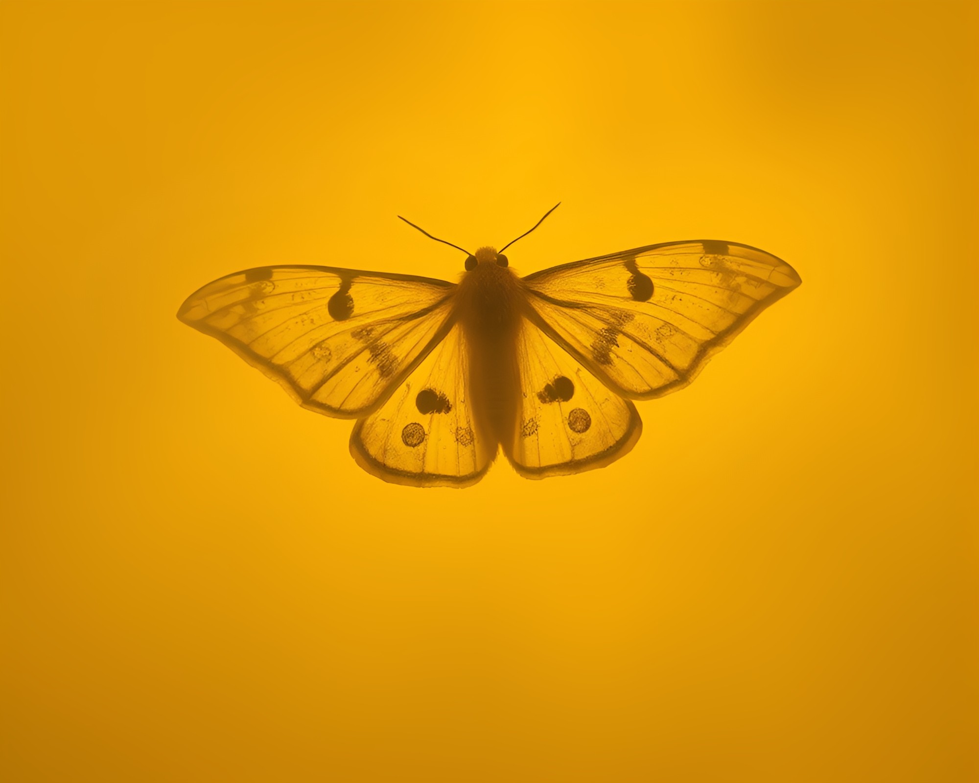 Mystical Moth in Ultraviolet Fog Banks – free AI stock image
