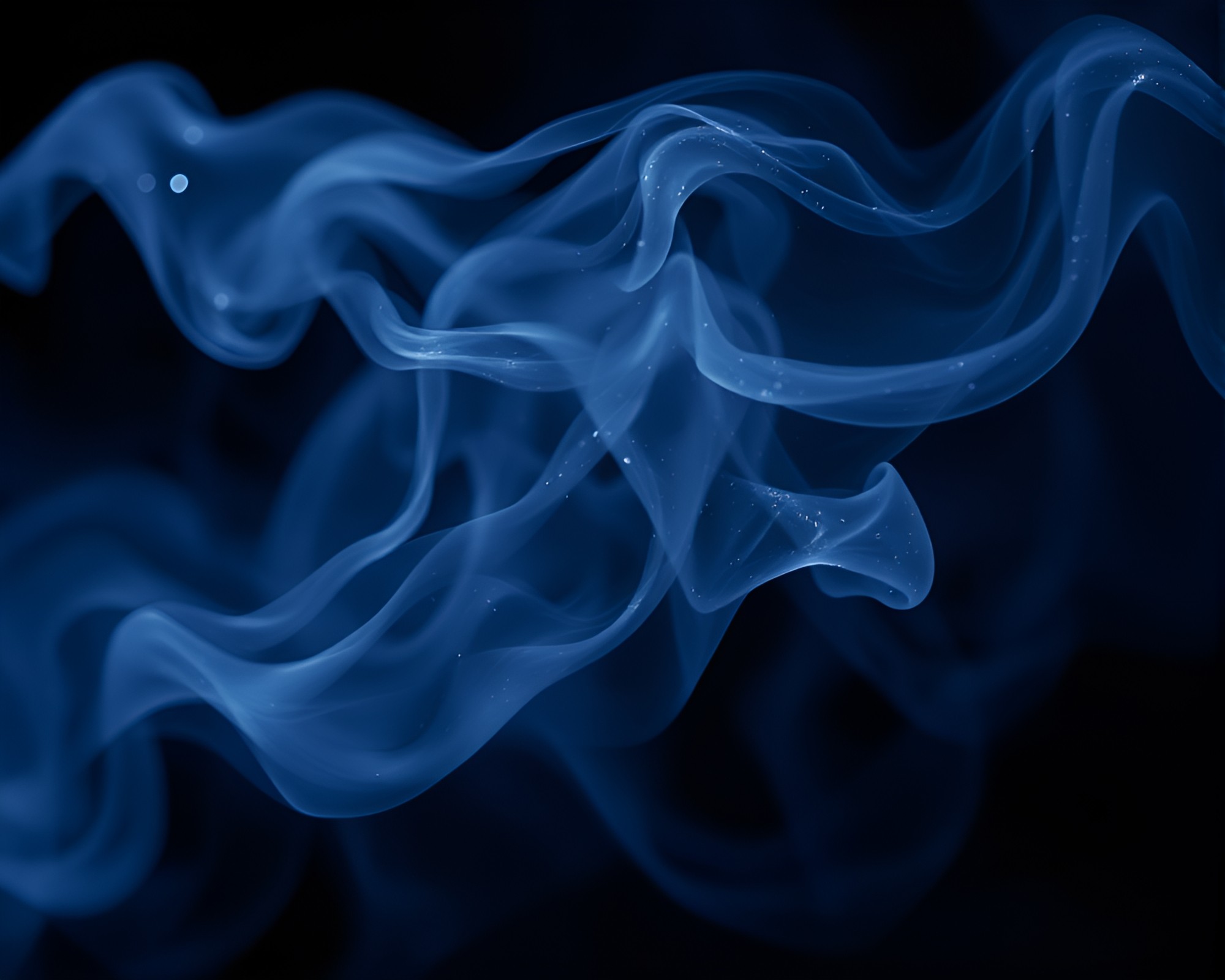 Ethereal Banshee Enshrouded in Metallic Smoke Plume Swirls – free AI stock image