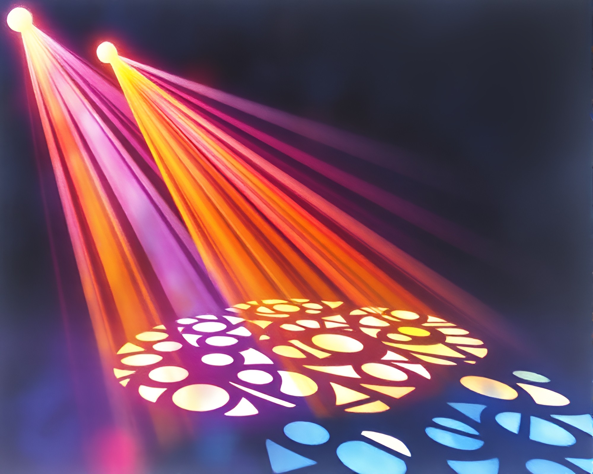 Quantum Teleportation Device in Strobe-lit Club Scene – free AI stock image