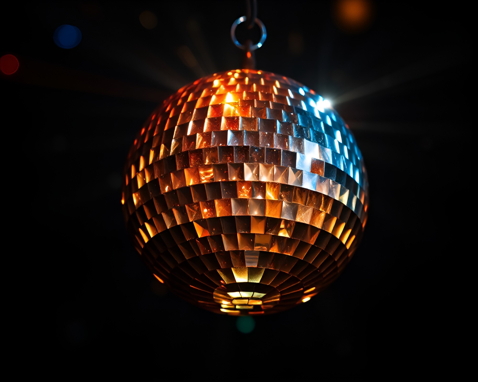 Esoteric Sigil Illuminated by Disco Ball Light – free AI stock image